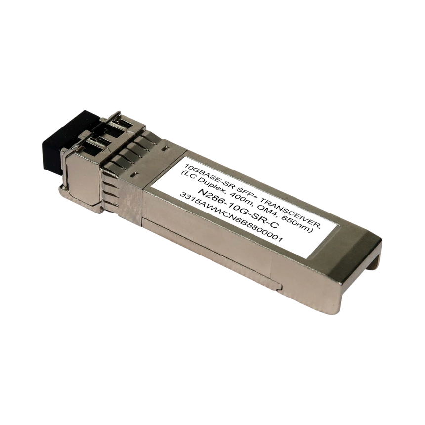 Tripp Lite Cisco-Compatible SFP-10G-SR SFP+ Transceiver, 10GBase-SR, LC Duplex MMF, 10 Gbps, 850 nm, 400 m (1312 ft.) — Being Shipped