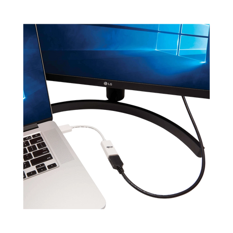 Tripp Lite DisplayPort to HDMI Active Adapter (M/F), 4K 60Hz, HDR, DP 1.2, HDCP 2.2, White, 6 in. — Being Shipped