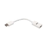 Tripp Lite DisplayPort to HDMI Active Adapter (M/F), 4K 60Hz, HDR, DP 1.2, HDCP 2.2, White, 6 in. — Being Shipped