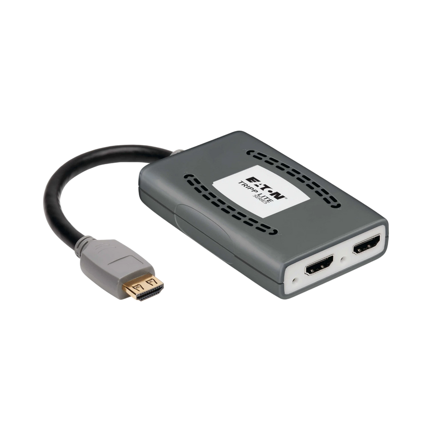 Tripp Lite 2-Port HDMI Splitter, 4K @ 60 Hz, 4:4:4, Multi-Resolution Support, HDR, HDCP 2.2, USB Powered, TAA — Being Shipped