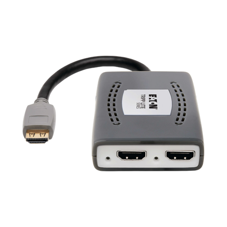 Tripp Lite 2-Port HDMI Splitter, 4K @ 60 Hz, 4:4:4, Multi-Resolution Support, HDR, HDCP 2.2, USB Powered, TAA — Being Shipped