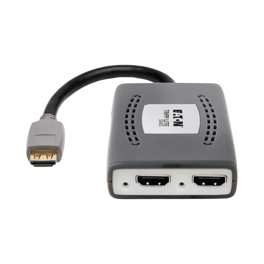 Tripp Lite 2-Port HDMI Splitter, 4K @ 60 Hz, 4:4:4, Multi-Resolution Support, HDR, HDCP 2.2, USB Powered, TAA — Being Shipped