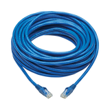 Tripp Lite Cat6 Gigabit Snagless Molded UTP Ethernet Cable (RJ45 M/M), PoE, CMR-LP, Blue, 50 ft. (15.24 m), TAA — Being Shipped
