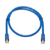 Tripp Lite Cat6a 10G Snagless F/UTP Ethernet Cable (RJ45 M/M), PoE, CMR-LP, Blue, 3 ft. (0.91 m), TAA — Being Shipped
