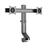 Tripp Lite Dual-Display Monitor Arm with Desk Clamp and Grommet, Height Adjustable, 17" to 27" Monitors — Being Shipped