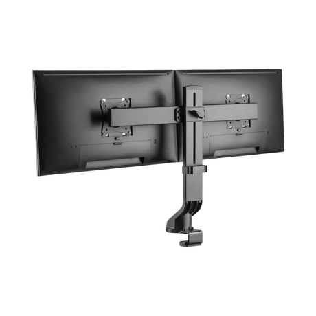 Tripp Lite Dual-Display Monitor Arm with Desk Clamp and Grommet, Height Adjustable, 17" to 27" Monitors — Being Shipped