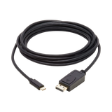 Tripp Lite USB-C to DisplayPort Bi-Directional Active Adapter Cable (M/M), 4K 60 Hz, HDR, Locking DP Connector, 10 ft. (3.1 m) — Being Shipped