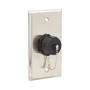 Tripp Lite Rigid Industrial IP68 Duplex Multimode Fiber Coupler (LC/LC) with Dust Cap, 10G Ethernet, TAA — Being Shipped
