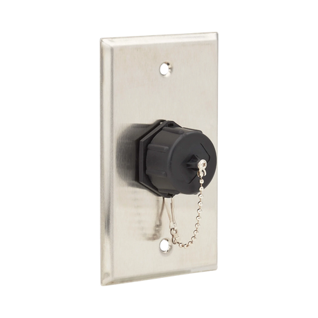 Tripp Lite Rigid Industrial IP68 Duplex Multimode Fiber Coupler (LC/LC) with Dust Cap, 10G Ethernet, TAA — Being Shipped