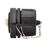 Tripp Lite Rigid Industrial IP68 Duplex Multimode Fiber Coupler (LC/LC) with Dust Cap, 10G Ethernet, TAA — Being Shipped