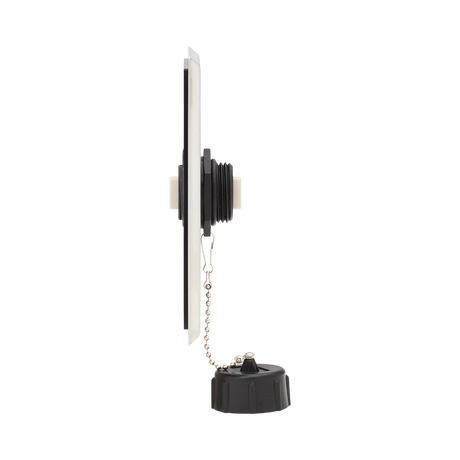 Tripp Lite Rigid Industrial IP68 Duplex Multimode Fiber Coupler (LC/LC) with Dust Cap, 10G Ethernet, TAA — Being Shipped