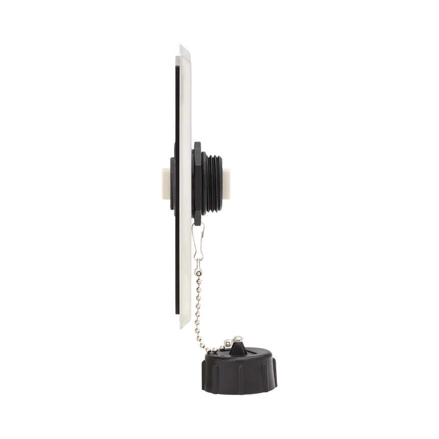 Tripp Lite Rigid Industrial IP68 Duplex Multimode Fiber Coupler (LC/LC) with Dust Cap, 10G Ethernet, TAA — Being Shipped