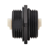 Tripp Lite Rigid Industrial IP68 Duplex Multimode Fiber Coupler (LC/LC) with Dust Cap, 10G Ethernet, TAA — Being Shipped