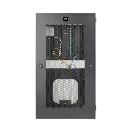 Tripp Lite SmartRack 5U Low-Profile Vertical-Mount Switch-Depth Wall-Mount Structured Wiring Enclosure, Adjustable Equipment Brackets — Being Shipped