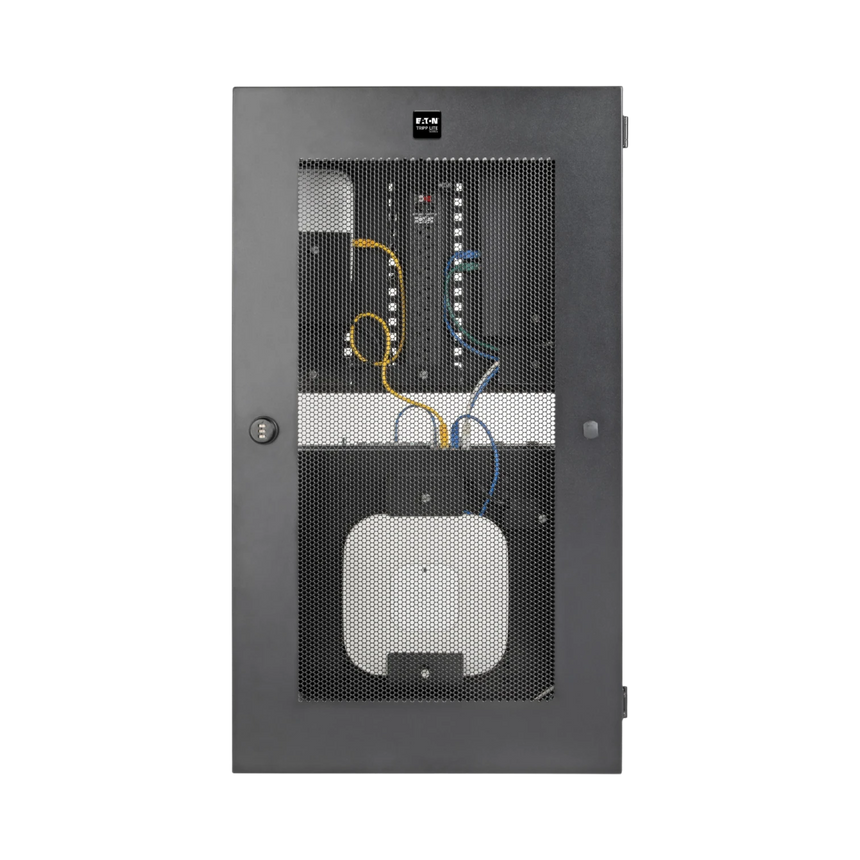 Tripp Lite SmartRack 5U Low-Profile Vertical-Mount Switch-Depth Wall-Mount Structured Wiring Enclosure, Adjustable Equipment Brackets — Being Shipped
