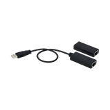 Tripp Lite 1-Port USB over Cat5/Cat6 Extender Kit with Power over Cable, USB 2.0, Up to 164.04 ft. (50M), Black, TAA — Being Shipped