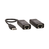 Tripp Lite 1-Port USB over Cat5/Cat6 Extender Kit with Power over Cable, USB 2.0, Up to 164.04 ft. (50M), Black, TAA — Being Shipped