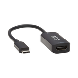 Tripp Lite USB-C to HDMI Active Adapter Cable (M/F), 4K 60 Hz, HDR, 4:4:4, DP 1.2 Alt Mode, HDCP 2.2, Black, 6 in. (15.2 cm) — Being Shipped