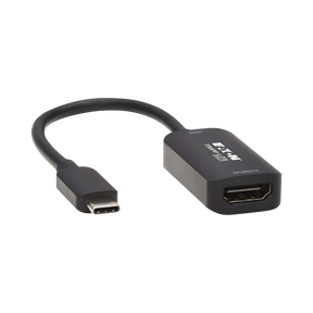Tripp Lite USB-C to HDMI Active Adapter Cable (M/F), 4K 60 Hz, HDR, 4:4:4, DP 1.2 Alt Mode, HDCP 2.2, Black, 6 in. (15.2 cm) — Being Shipped
