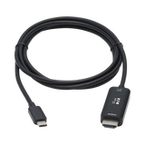 Tripp Lite USB-C to HDMI Active Adapter Cable (M/M), 4K 60 Hz, HDR, HDCP 2.2, DP 1.4 Alt Mode, Black, 3 ft. (0.9 m) — Being Shipped