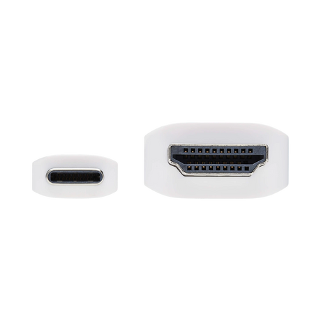 Tripp Lite USB-C to HDMI Adapter Cable (M/M), 4K, 4:4:4, Thunderbolt 3 Compatible, White, 3 ft. (0.9 m) — Being Shipped