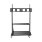 Tripp Lite Heavy-Duty Rolling TV Cart for 60" to 105" Flat-Screen Displays, Locking Casters, Black — Being Shipped