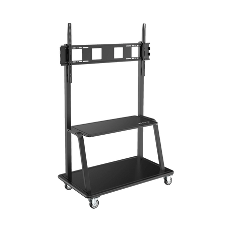 Tripp Lite Heavy-Duty Rolling TV Cart for 60" to 105" Flat-Screen Displays, Locking Casters, Black — Being Shipped