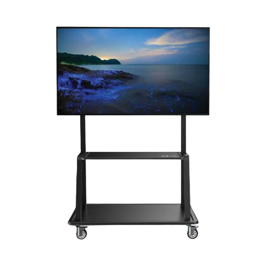 Tripp Lite Heavy-Duty Rolling TV Cart for 60" to 105" Flat-Screen Displays, Locking Casters, Black — Being Shipped