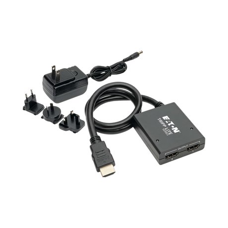 Tripp Lite 2-Port HDMI Splitter, UHD 4K, International AC Adapter — Being Shipped
