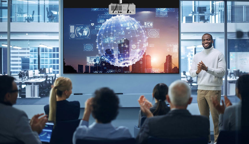 Optoma ZK430ST 3700-Lumen 4K Short-Throw Laser Projector — Being Shipped