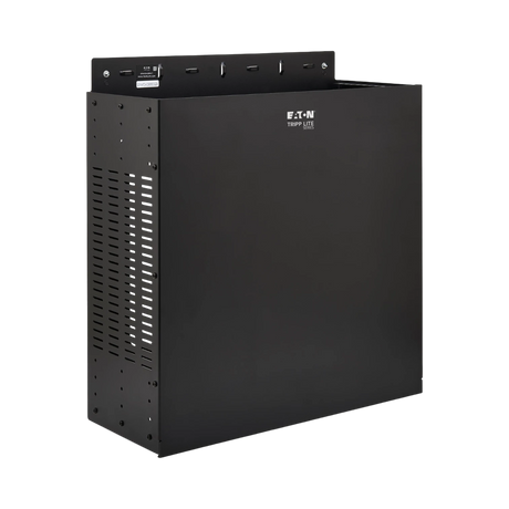 Tripp Lite SmartRack 4U Low-Profile Vertical-Mount Vented Wall-Mount Mini Rack Enclosure, Black — Being Shipped