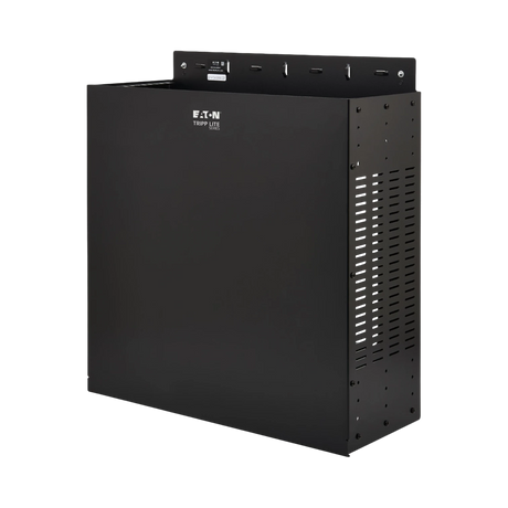 Tripp Lite SmartRack 4U Low-Profile Vertical-Mount Vented Wall-Mount Mini Rack Enclosure, Black — Being Shipped