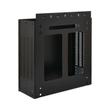 Tripp Lite SmartRack 4U Low-Profile Vertical-Mount Vented Wall-Mount Mini Rack Enclosure, Black — Being Shipped