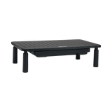 Tripp Lite Monitor Riser for Desk, 15 x 9 in. Height Adjustable, Storage Drawer, Metal, Black — Being Shipped