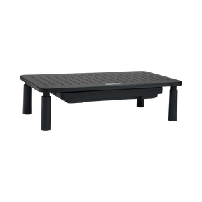 Tripp Lite Monitor Riser for Desk, 15 x 9 in. Height Adjustable, Storage Drawer, Metal, Black — Being Shipped