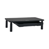 Tripp Lite Monitor Riser for Desk, 15 x 9 in. Height Adjustable, Storage Drawer, Metal, Black — Being Shipped