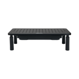 Tripp Lite Monitor Riser for Desk, 15 x 9 in. Height Adjustable, Storage Drawer, Metal, Black — Being Shipped
