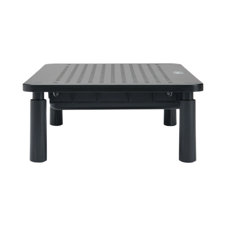 Tripp Lite Monitor Riser for Desk, 15 x 9 in. Height Adjustable, Storage Drawer, Metal, Black — Being Shipped