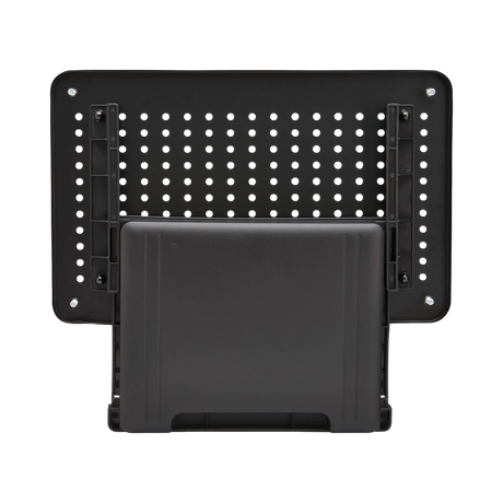 Tripp Lite Monitor Riser for Desk, 15 x 9 in. Height Adjustable, Storage Drawer, Metal, Black — Being Shipped