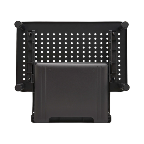 Tripp Lite Monitor Riser for Desk, 15 x 9 in. Height Adjustable, Storage Drawer, Metal, Black — Being Shipped