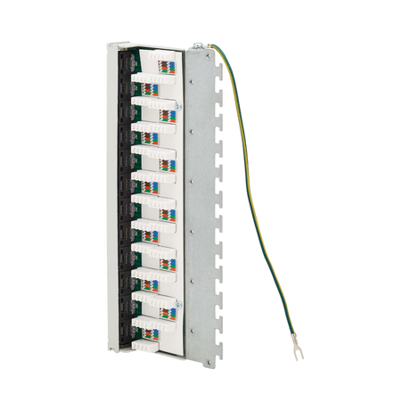 Tripp Lite Cat6a STP Patch Panel, 12 Ports, DIN Rail or Wall Mount, TAA — Being Shipped