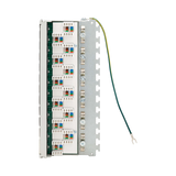 Tripp Lite Cat6a STP Patch Panel, 12 Ports, DIN Rail or Wall Mount, TAA — Being Shipped