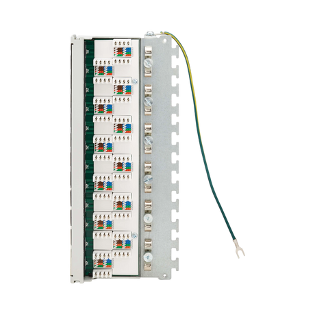 Tripp Lite Cat6a STP Patch Panel, 12 Ports, DIN Rail or Wall Mount, TAA — Being Shipped