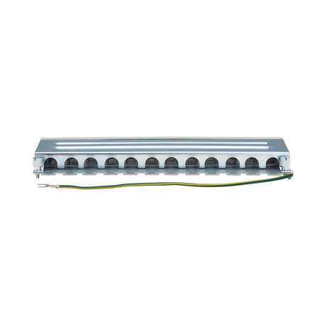 Tripp Lite Cat6a STP Patch Panel, 12 Ports, DIN Rail or Wall Mount, TAA — Being Shipped