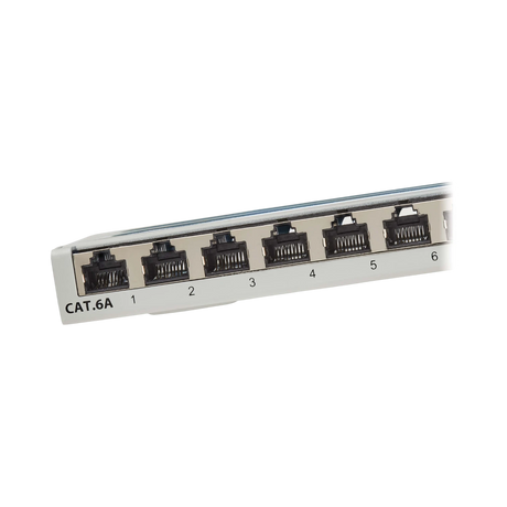 Tripp Lite Cat6a STP Patch Panel, 12 Ports, DIN Rail or Wall Mount, TAA — Being Shipped