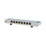 Tripp Lite Cat6a STP Patch Panel, 8 Ports, DIN Rail or Wall Mount, TAA — Being Shipped