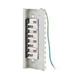 Tripp Lite Cat6a STP Patch Panel, 8 Ports, DIN Rail or Wall Mount, TAA — Being Shipped