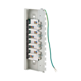 Tripp Lite Cat6a STP Patch Panel, 8 Ports, DIN Rail or Wall Mount, TAA — Being Shipped