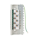 Tripp Lite Cat6a STP Patch Panel, 8 Ports, DIN Rail or Wall Mount, TAA — Being Shipped