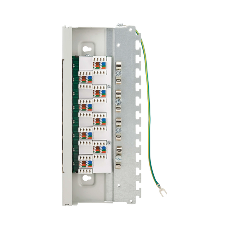 Tripp Lite Cat6a STP Patch Panel, 8 Ports, DIN Rail or Wall Mount, TAA — Being Shipped
